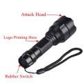 Red White Green 10W T6 LED Rechargeable Flashlight